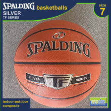 Load image into Gallery viewer, SPALDING Silver TF Original Indoor-Outdoor Basketball Size 7