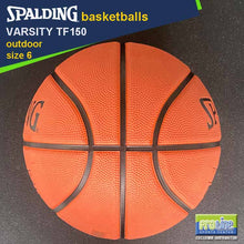 Load image into Gallery viewer, SPALDING Varsity TF150 FIBA-Approved Original Outdoor Basketball Size 7, Size 6 & Size 5