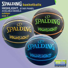 Load image into Gallery viewer, SPALDING Highlight Series Original Outdoor Basketball Size 7