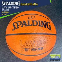 Load image into Gallery viewer, SPALDING Lay Up TF50 Original Outdoor Basketball Size 7, Size 6, Size 5 & Size 4