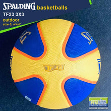 Load image into Gallery viewer, SPALDING TF-33 3x3 Game Ball Rubber Ball Original Outdoor Basketball Size 6