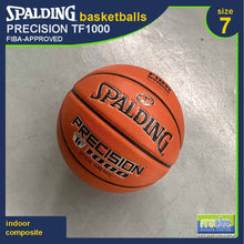 Load image into Gallery viewer, SPALDING Precision TF1000 FIBA-Approved Original Indoor Basketball Size 7