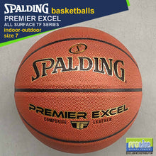 Load image into Gallery viewer, SPALDING Premier Excel Original Indoor-Outdoor Basketball Size 7
