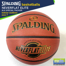 Load image into Gallery viewer, SPALDING NeverFlat Series Original Indoor-Outdoor Basketball Size 7