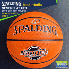 Load image into Gallery viewer, SPALDING NeverFlat Series Original Indoor-Outdoor Basketball Size 7
