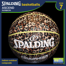 Load image into Gallery viewer, SPALDING Commander Leopard Original Indoor-Outdoor Basketball Size 7