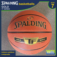 Load image into Gallery viewer, SPALDING Gold TF Original Indoor-Outdoor Basketball Size 7