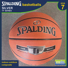 Load image into Gallery viewer, SPALDING Silver TF Original Indoor-Outdoor Basketball Size 7