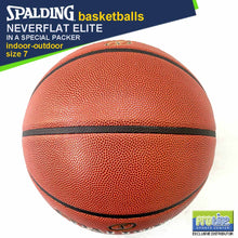 Load image into Gallery viewer, SPALDING NeverFlat Series Original Indoor-Outdoor Basketball Size 7