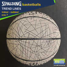 Load image into Gallery viewer, SPALDING Trend Lines Original Indoor-Outdoor Basketball Size 7
