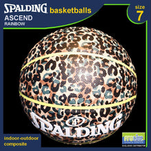 Load image into Gallery viewer, SPALDING Commander Leopard Original Indoor-Outdoor Basketball Size 7