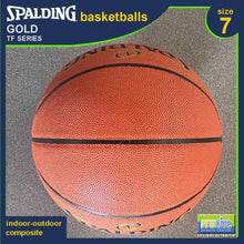 Load image into Gallery viewer, SPALDING Gold TF Original Indoor-Outdoor Basketball Size 7