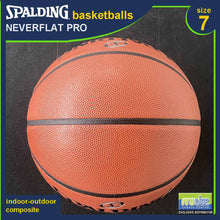 Load image into Gallery viewer, SPALDING NeverFlat Series Original Indoor-Outdoor Basketball Size 7