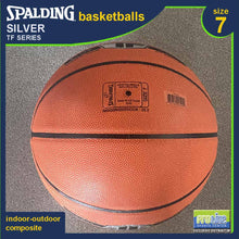 Load image into Gallery viewer, SPALDING Silver TF Original Indoor-Outdoor Basketball Size 7