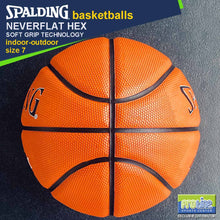 Load image into Gallery viewer, SPALDING NeverFlat Series Original Indoor-Outdoor Basketball Size 7