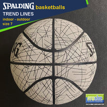 Load image into Gallery viewer, SPALDING Trend Lines Original Indoor-Outdoor Basketball Size 7