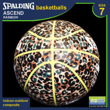 Load image into Gallery viewer, SPALDING Commander Leopard Original Indoor-Outdoor Basketball Size 7