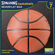 Load image into Gallery viewer, SPALDING NeverFlat Series Original Indoor-Outdoor Basketball Size 7