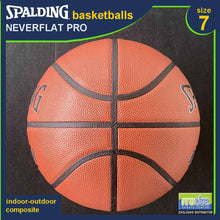 Load image into Gallery viewer, SPALDING NeverFlat Series Original Indoor-Outdoor Basketball Size 7