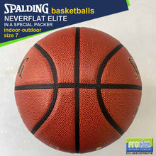Load image into Gallery viewer, SPALDING NeverFlat Series Original Indoor-Outdoor Basketball Size 7