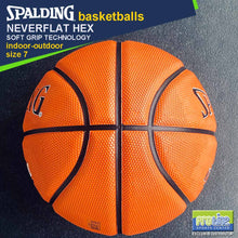 Load image into Gallery viewer, SPALDING NeverFlat Series Original Indoor-Outdoor Basketball Size 7