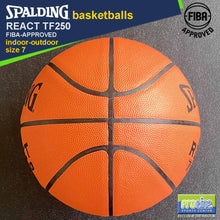 Load image into Gallery viewer, SPALDING React TF250 FIBA-Approved Original Indoor-Outdoor Basketball Size 7