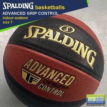 Load image into Gallery viewer, SPALDING Advanced Grip Control Black/Orange Original Indoor-Outdoor Basketball Size 7