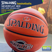 Load image into Gallery viewer, SPALDING NeverFlat Series Original Indoor-Outdoor Basketball Size 7