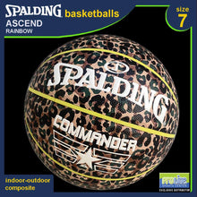 Load image into Gallery viewer, SPALDING Commander Leopard Original Indoor-Outdoor Basketball Size 7