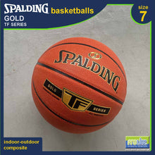 Load image into Gallery viewer, SPALDING Gold TF Original Indoor-Outdoor Basketball Size 7