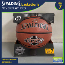 Load image into Gallery viewer, SPALDING NeverFlat Series Original Indoor-Outdoor Basketball Size 7