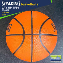 Load image into Gallery viewer, SPALDING Lay Up TF50 Original Outdoor Basketball Size 7, Size 6, Size 5 & Size 4