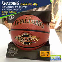 Load image into Gallery viewer, SPALDING NeverFlat Series Original Indoor-Outdoor Basketball Size 7