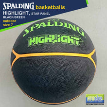 Load image into Gallery viewer, SPALDING Highlight Series Original Outdoor Basketball Size 7