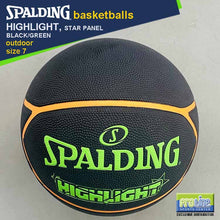 Load image into Gallery viewer, SPALDING Highlight Series Original Outdoor Basketball Size 7