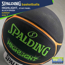 Load image into Gallery viewer, SPALDING Highlight Series Original Outdoor Basketball Size 7