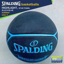 Load image into Gallery viewer, SPALDING Highlight Series Original Outdoor Basketball Size 7