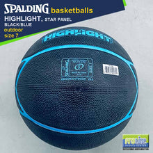 Load image into Gallery viewer, SPALDING Highlight Series Original Outdoor Basketball Size 7