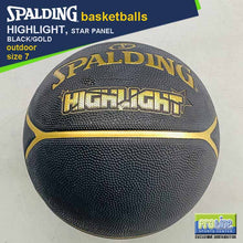 Load image into Gallery viewer, SPALDING Highlight Series Original Outdoor Basketball Size 7