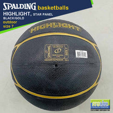 Load image into Gallery viewer, SPALDING Highlight Series Original Outdoor Basketball Size 7