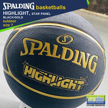 Load image into Gallery viewer, SPALDING Highlight Series Original Outdoor Basketball Size 7