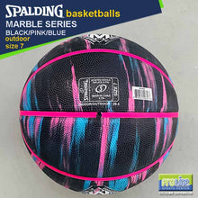 Load image into Gallery viewer, SPALDING Marble Series Outdoor Basketball Size 7 & Size 6