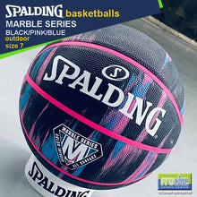 Load image into Gallery viewer, SPALDING Marble Series Outdoor Basketball Size 7 & Size 6
