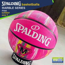Load image into Gallery viewer, SPALDING Marble Series Outdoor Basketball Size 7 & Size 6