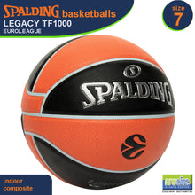 Load image into Gallery viewer, SPALDING Legacy TF1000 Euroleague Original Indoor Basketball Size 7