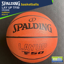 Load image into Gallery viewer, SPALDING Lay Up TF50 Original Outdoor Basketball Size 7, Size 6, Size 5 & Size 4