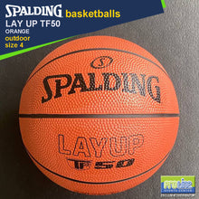 Load image into Gallery viewer, SPALDING Lay Up TF50 Original Outdoor Basketball Size 7, Size 6, Size 5 & Size 4