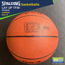 Load image into Gallery viewer, SPALDING Lay Up TF50 Original Outdoor Basketball Size 7, Size 6, Size 5 & Size 4