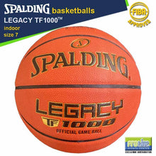 Load image into Gallery viewer, SPALDING Legacy TF1000 FIBA-Approved Original Indoor Basketball Size 7