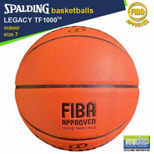 Load image into Gallery viewer, SPALDING Legacy TF1000 FIBA-Approved Original Indoor Basketball Size 7